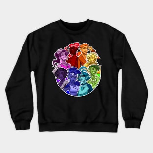 D20 Color Wheel Crewneck Sweatshirt